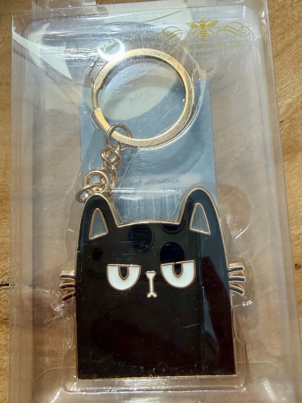 Black Cat Keychain for Pets Cat Lovers